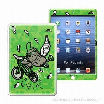 PU Skin for iPad mini, Dome Skin Sticker and Anti-slip